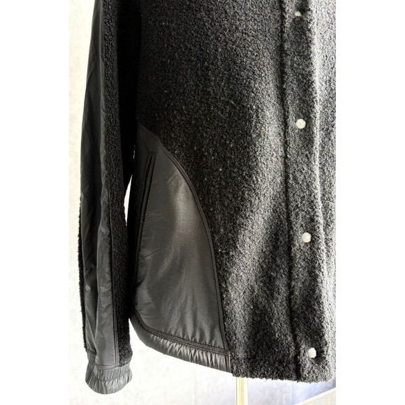 Lululemon Women's Two Tone Fleece Jacket Size 12 Black - Picture 4 of 10